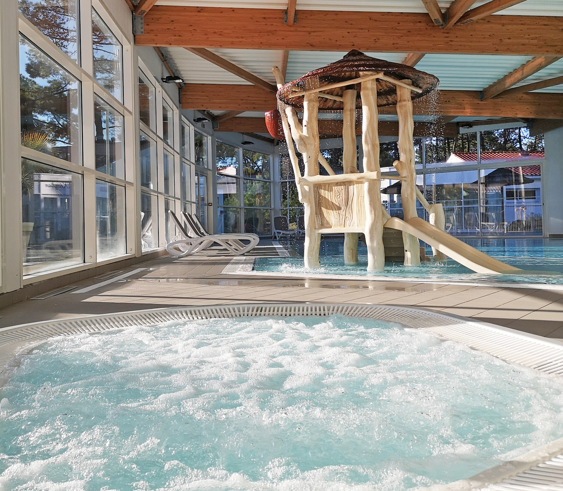 Jacuzzi de l'Hôtel Vent d'Eden